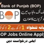 Bank Of Punjab BOP Bank Jobs 2025 Apply Online Start Your Career Now