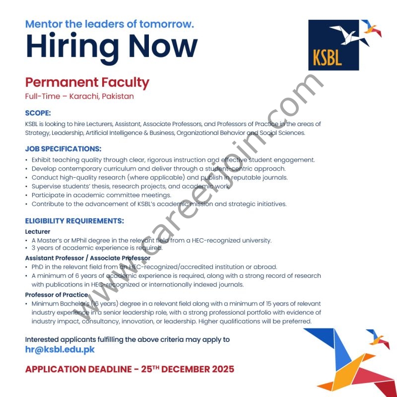 KSBL Jobs 2025 4 KSBL