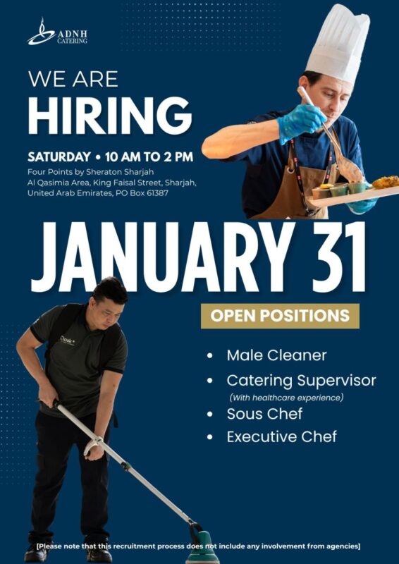 ADNH Catering Walk in Interview in Sharjah 566x800 1