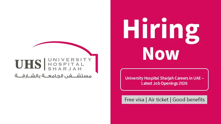 University Hospital Sharjah Careers 2026