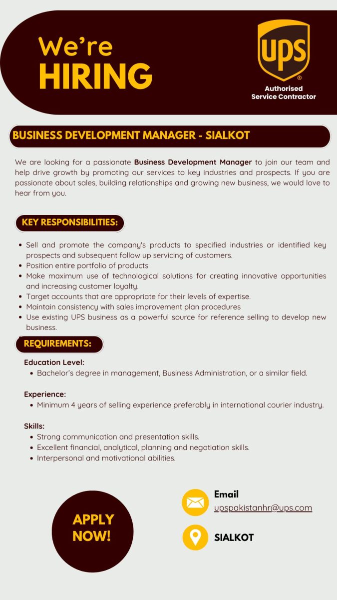 UPS Pakistan Jobs 21 January 2026 675x1200 1