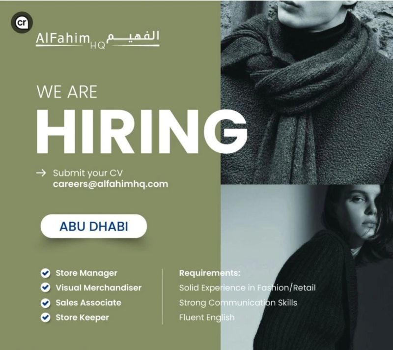 AlFahim HQ Recruitments in Abu Dhabi