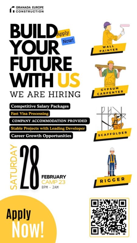 Granada Europe Construction Open Day Walk in Interview in Dubai 451x800 1