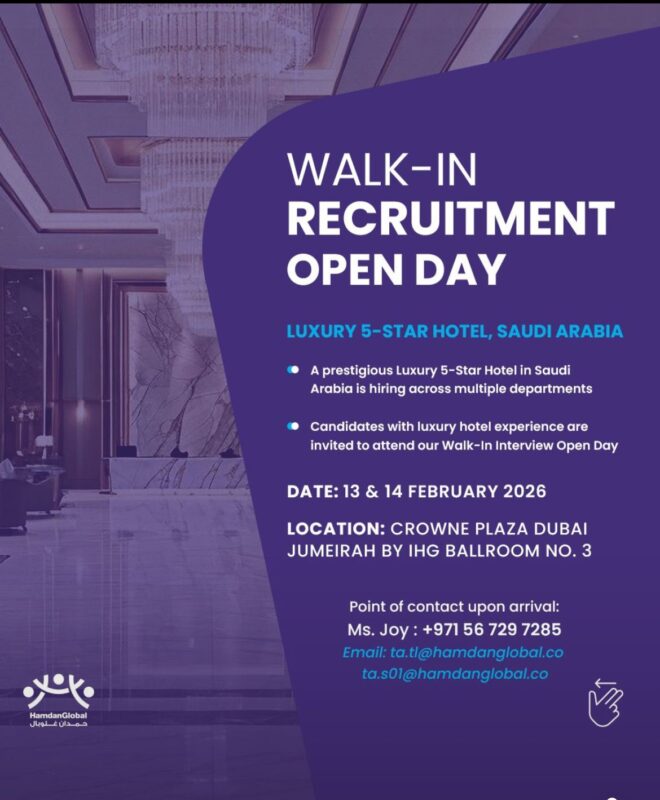 Hamdan Global Recruitment Open Day in Dubai 3 Hamdan Global Recruitment Open Day in Dubai 660x800 1