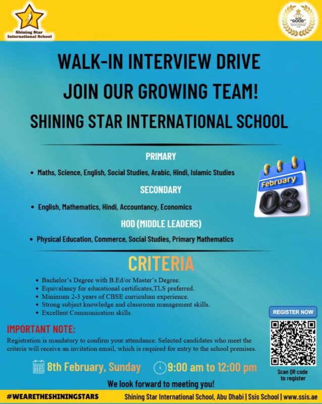 Shining Star Walk in Interview in Abu Dhabi 638x800 1
