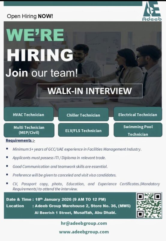 Adeeb Walk in Interview in Dubai 1 553x800 1