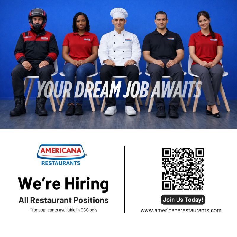 Americana Restaurants Recruitment Across GCC