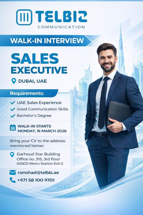 Telbiz Communication Walk in Interview in Dubai