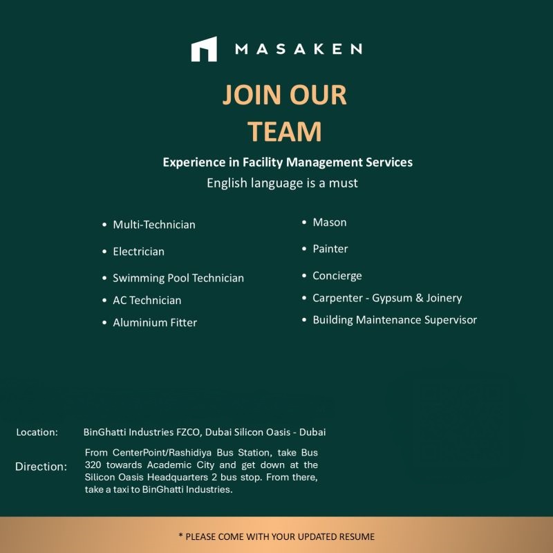 Masaken Walk in Interview in Dubai 1