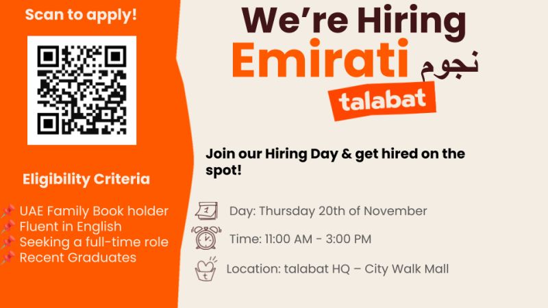 Talabat Walk in Interview in Dubai