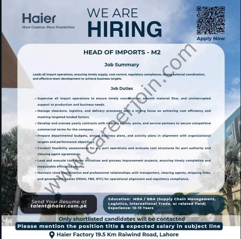 HAier Pakistan 1