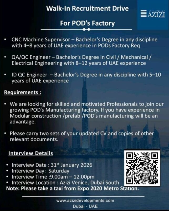 Azizi Developments Walk in Interview in Dubai 2 643x800 1