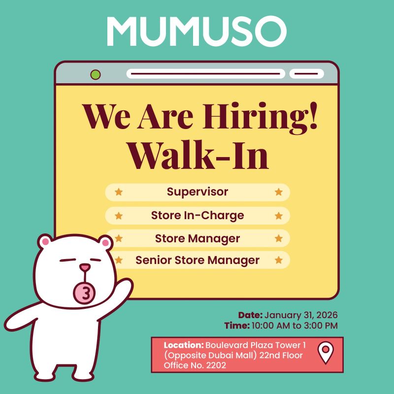 Mumuso Walk in Interview in Dubai 1