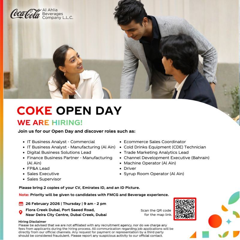 Coke Open Day in Dubai