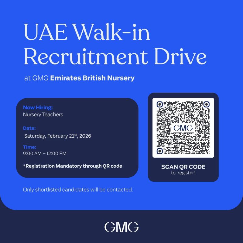 GMG Open Day Recruitment in Dubai