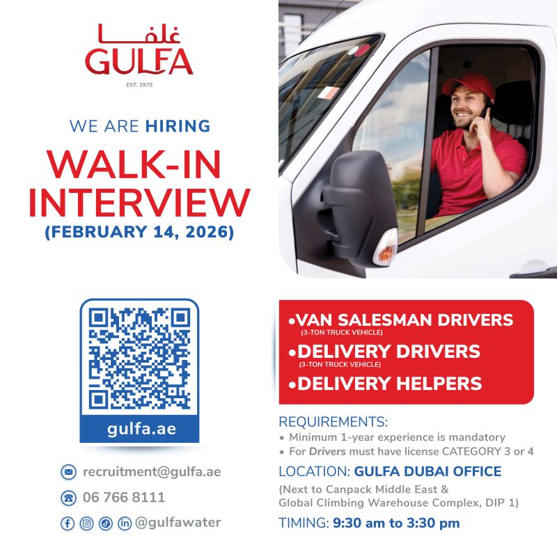 Gulfa Water Walk in Interviews in Dubai 1
