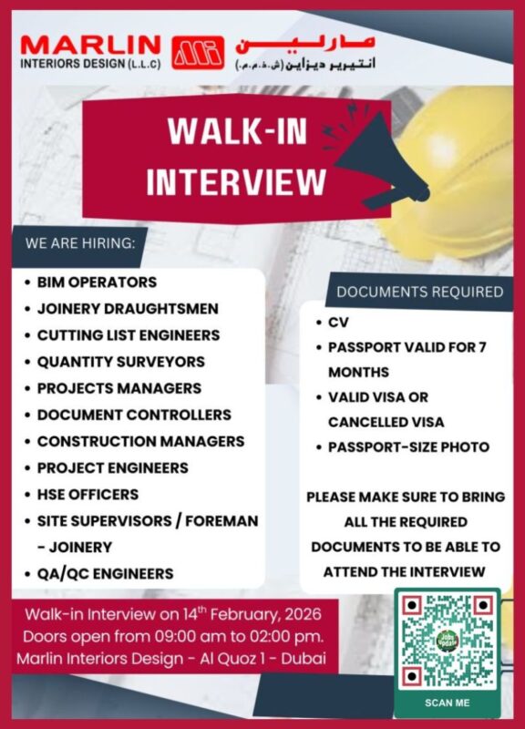 Marlin Interiors Walk in Interview in Dubai 3 Marlin Interiors Walk in Interview in Dubai 576x800 1