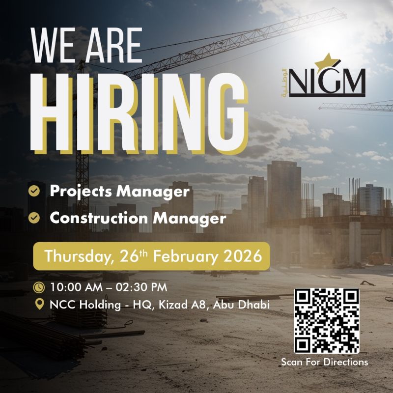 NIGM Open Day Recruitment in Abu Dhabi