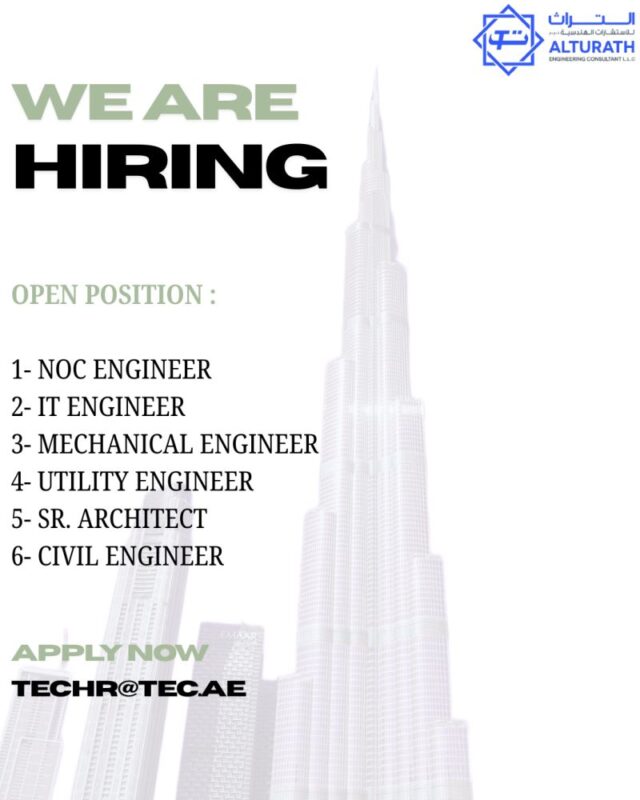 Al Turath Engineering Recruitment in Dubai 640x800 1